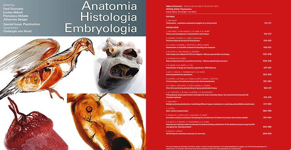 AHE Special Issue about Plastination
